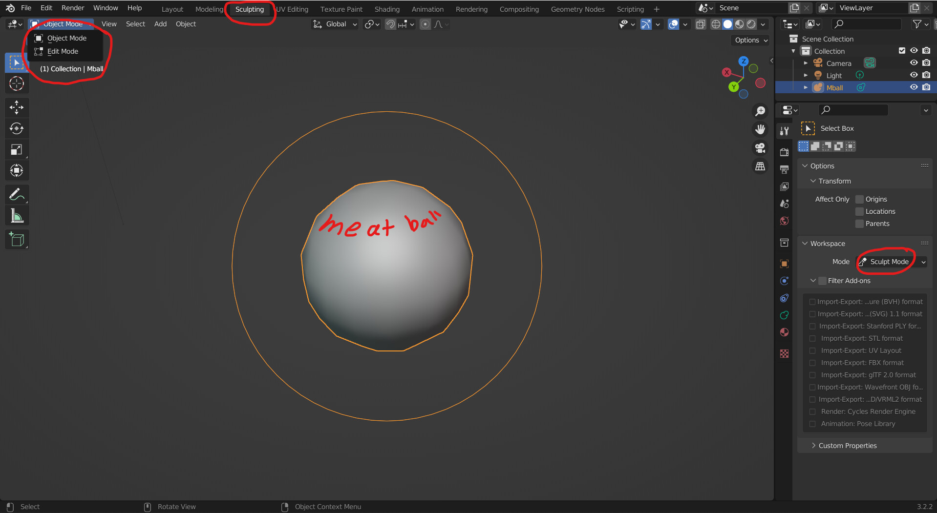 Sculpt tools disappeared? Basics & Interface Blender Artists Community