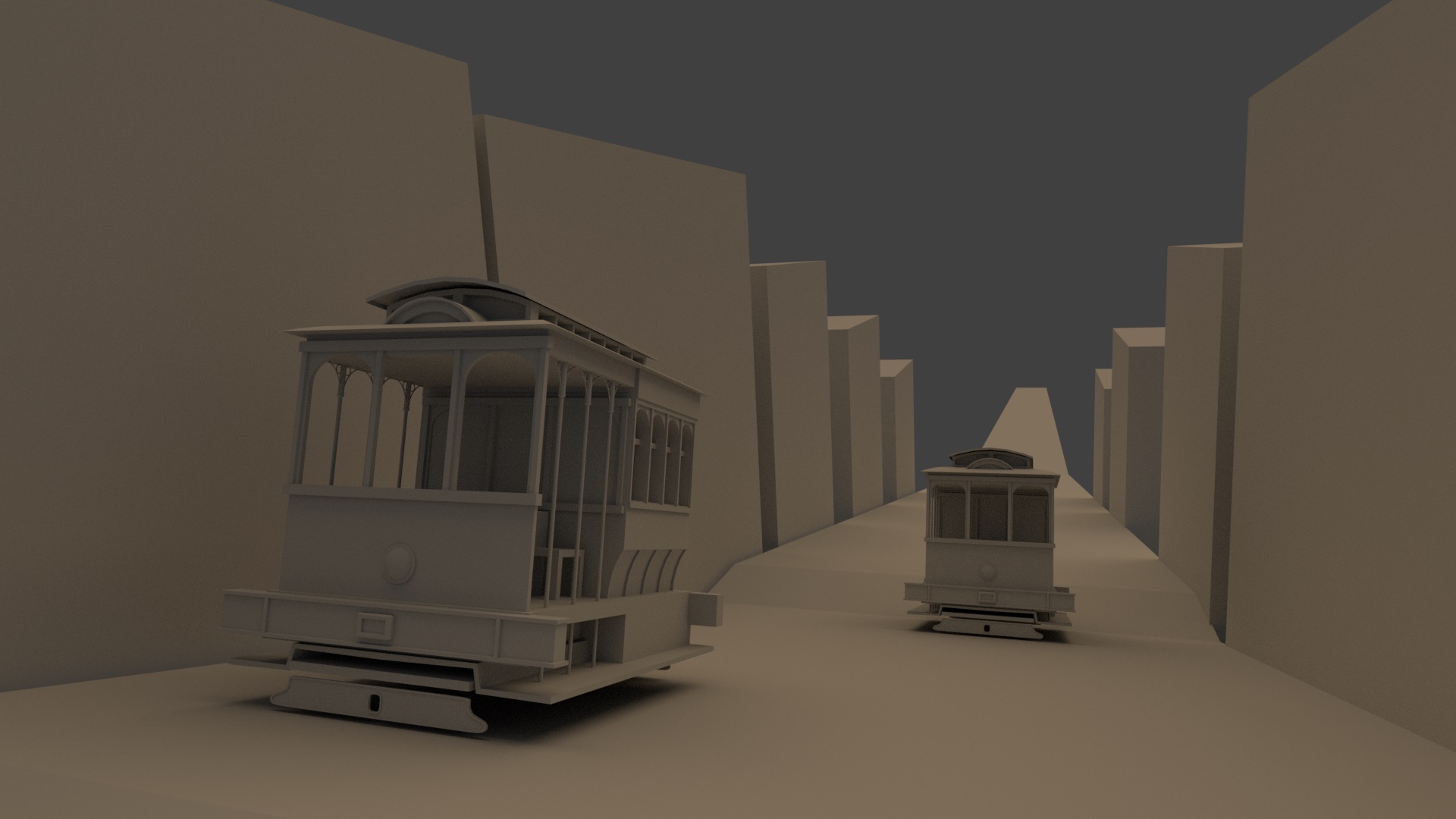 Trolleys of San Francisco Works in Progress Blender Artists Community
