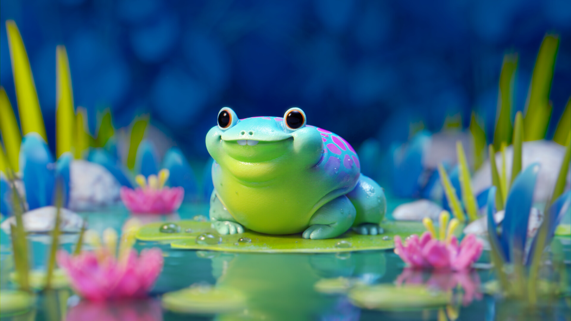 Cute frog Finished Projects Blender Artists Community