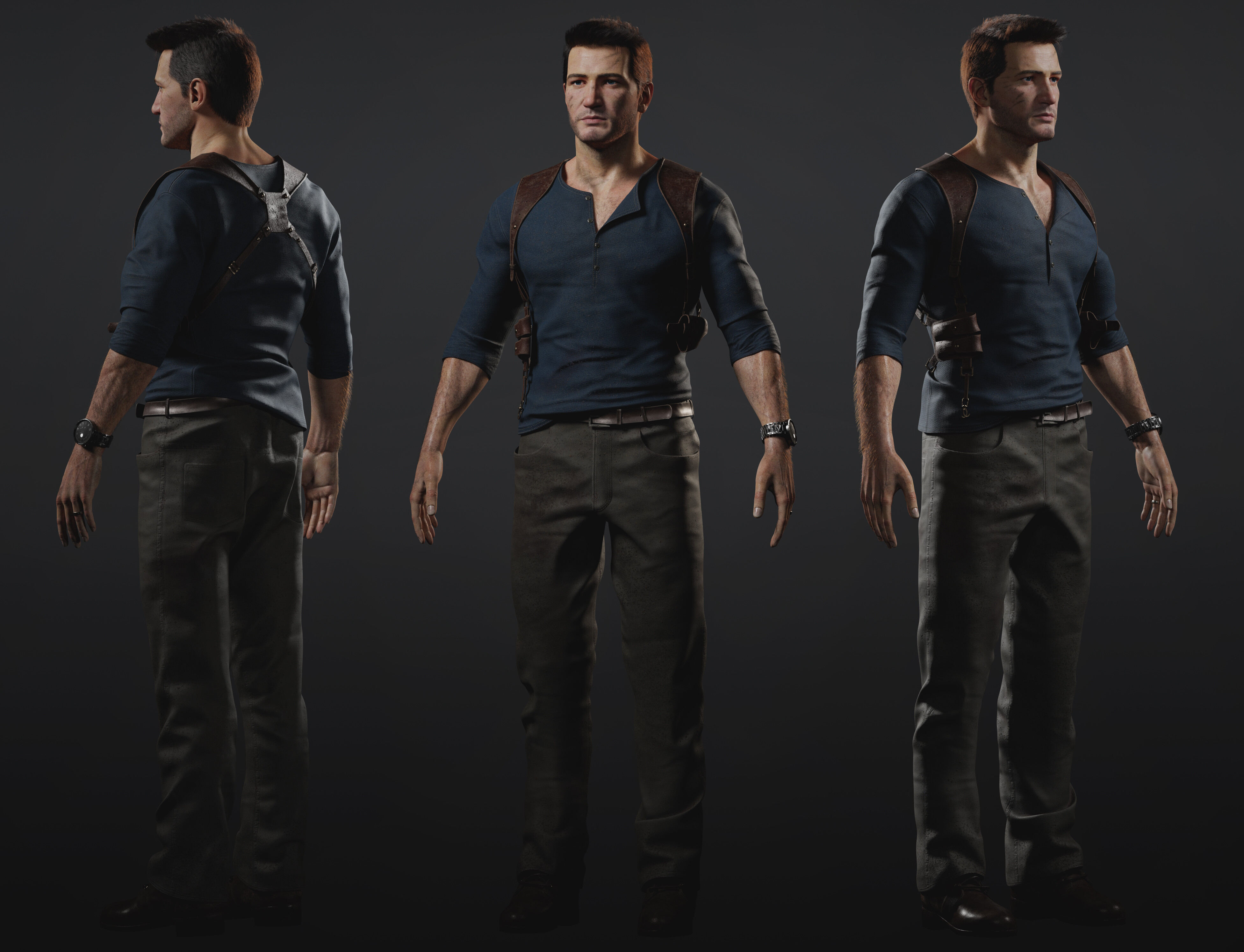 Nathan Drake Finished Projects Blender Artists Community