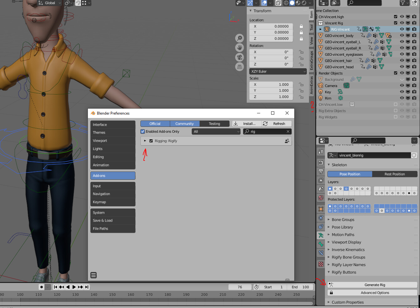 Rigify tool sidebar menu missing in 2.92 Technical Support Blender