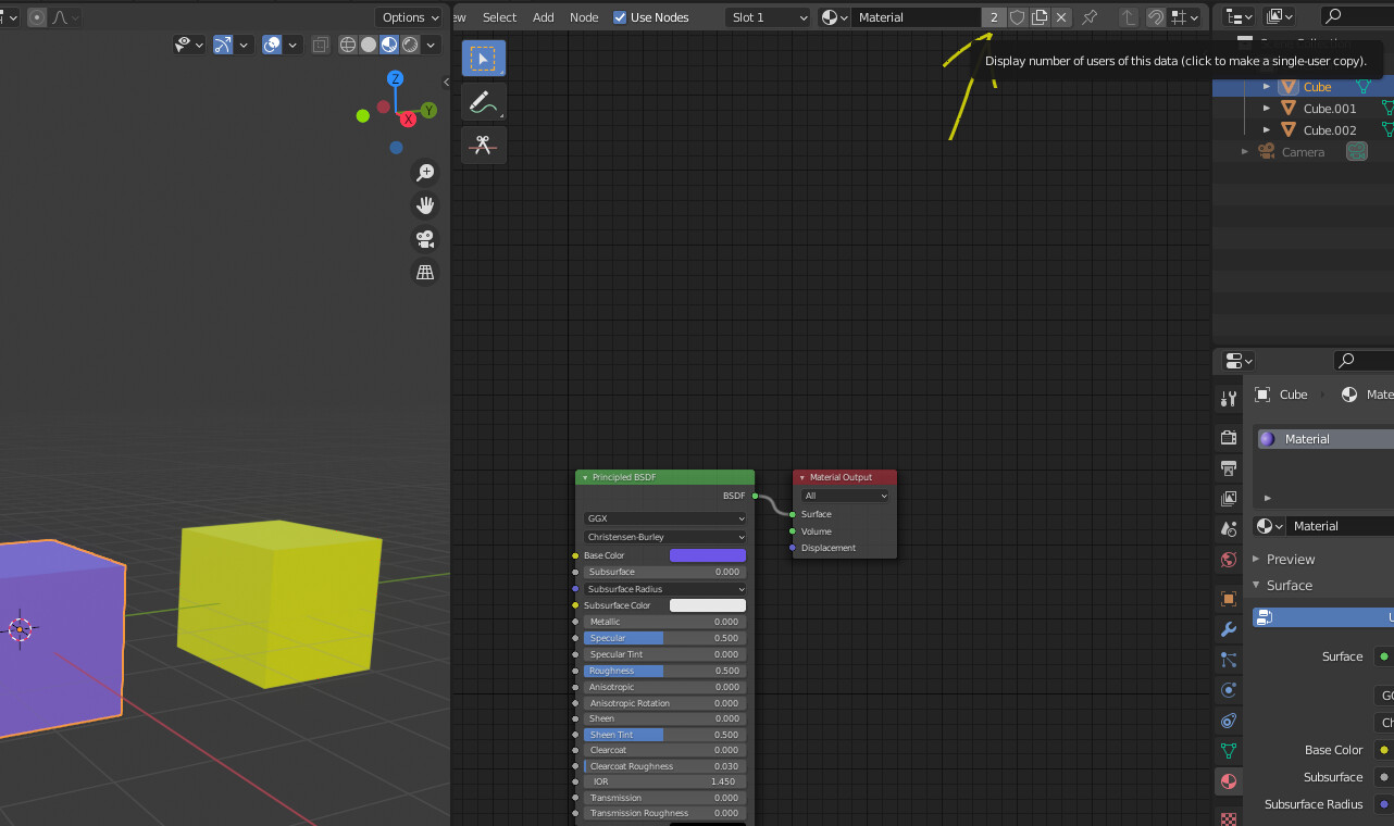 Duplicate material in Substance 3D Blender addon Materials and
