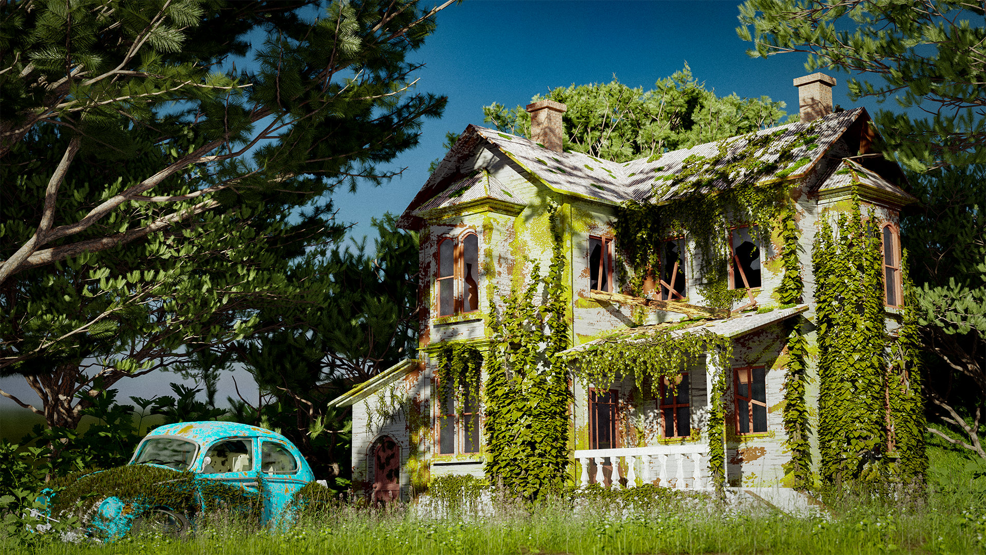 Abandoned House Finished Projects Blender Artists Community