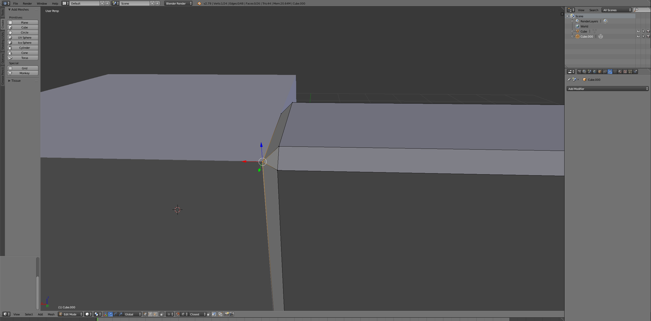 Snap vertex after appling Bevel modifier Modeling Blender Artists