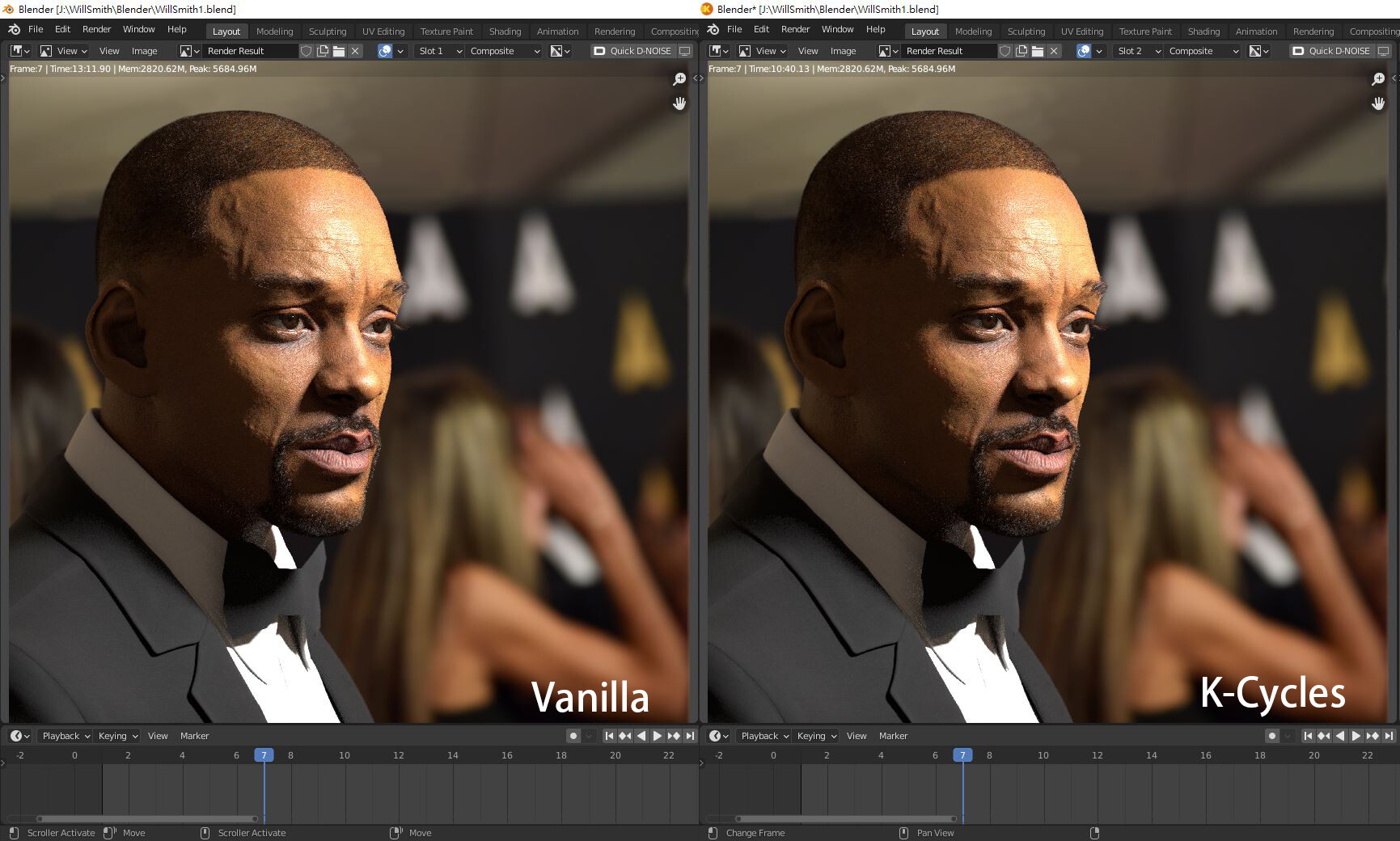 KCycles New Ultra Denoiser GPU Huge Speed Up plus Performance