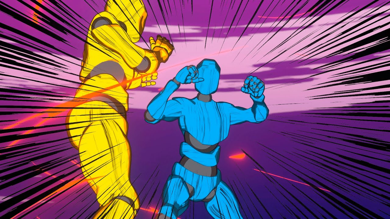 Fight Scene Animation Project 4 by bartv Animations Blender