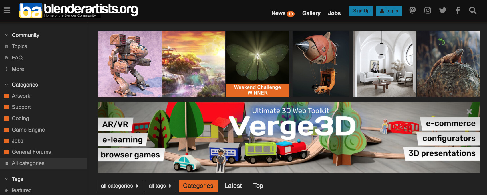 Russian business adds on Offtopic Chat Blender