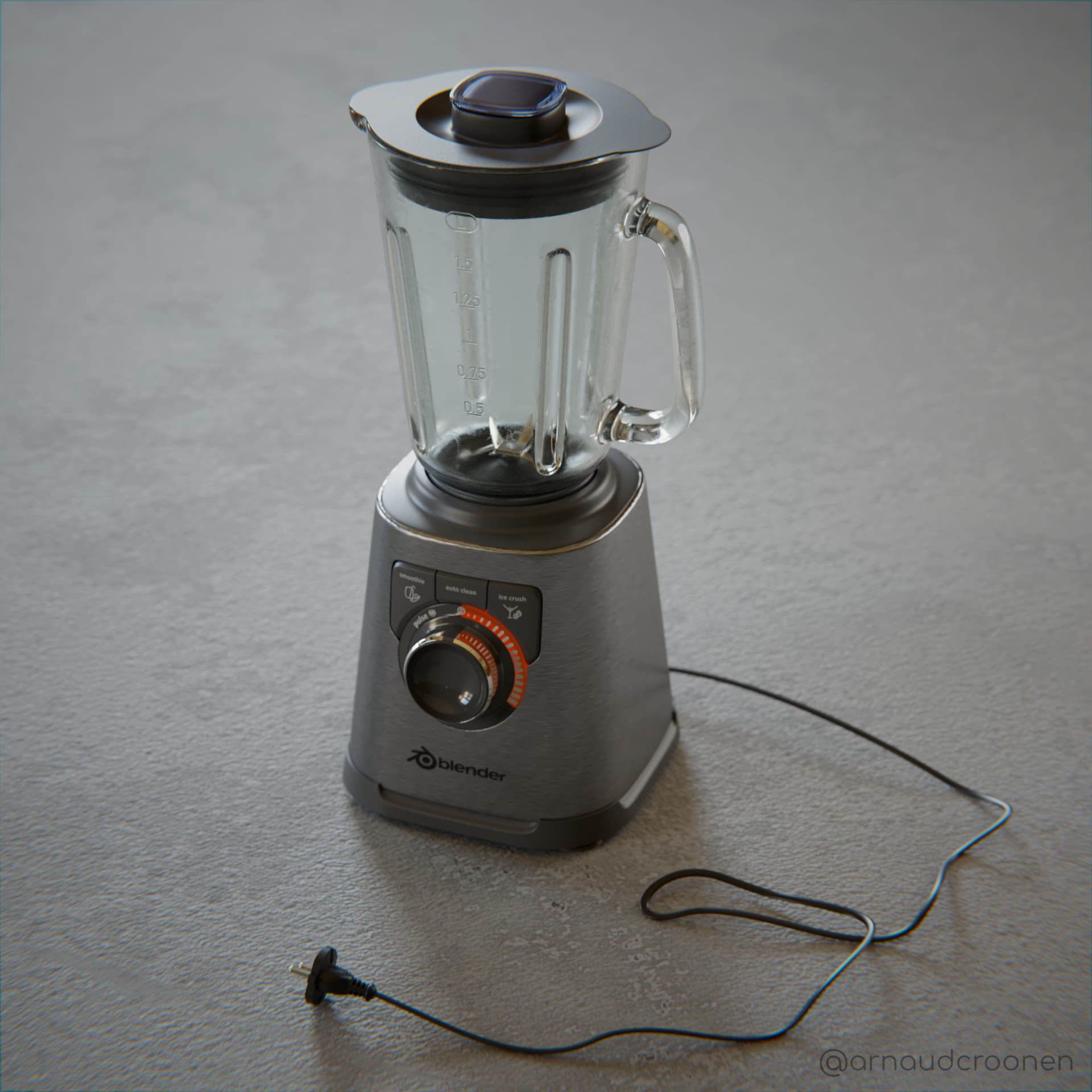 A blender, made in blender 4 by bartv Finished Projects Blender Artists Community