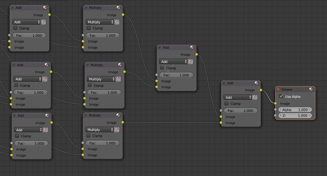 Blender compositing nodes, do the same thing in