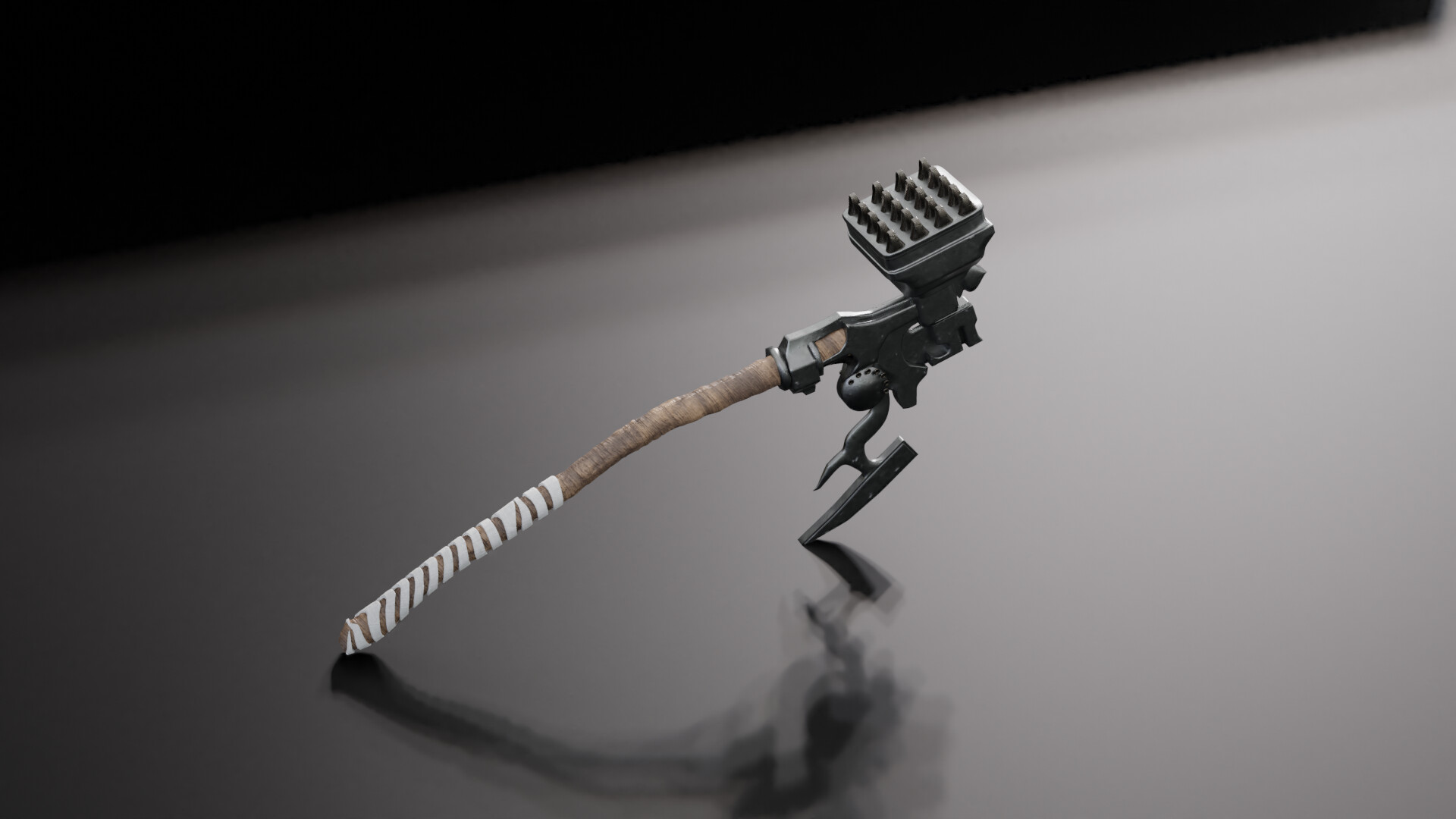 Here goes my fifth work in blender , Boom hammer from bloodborne