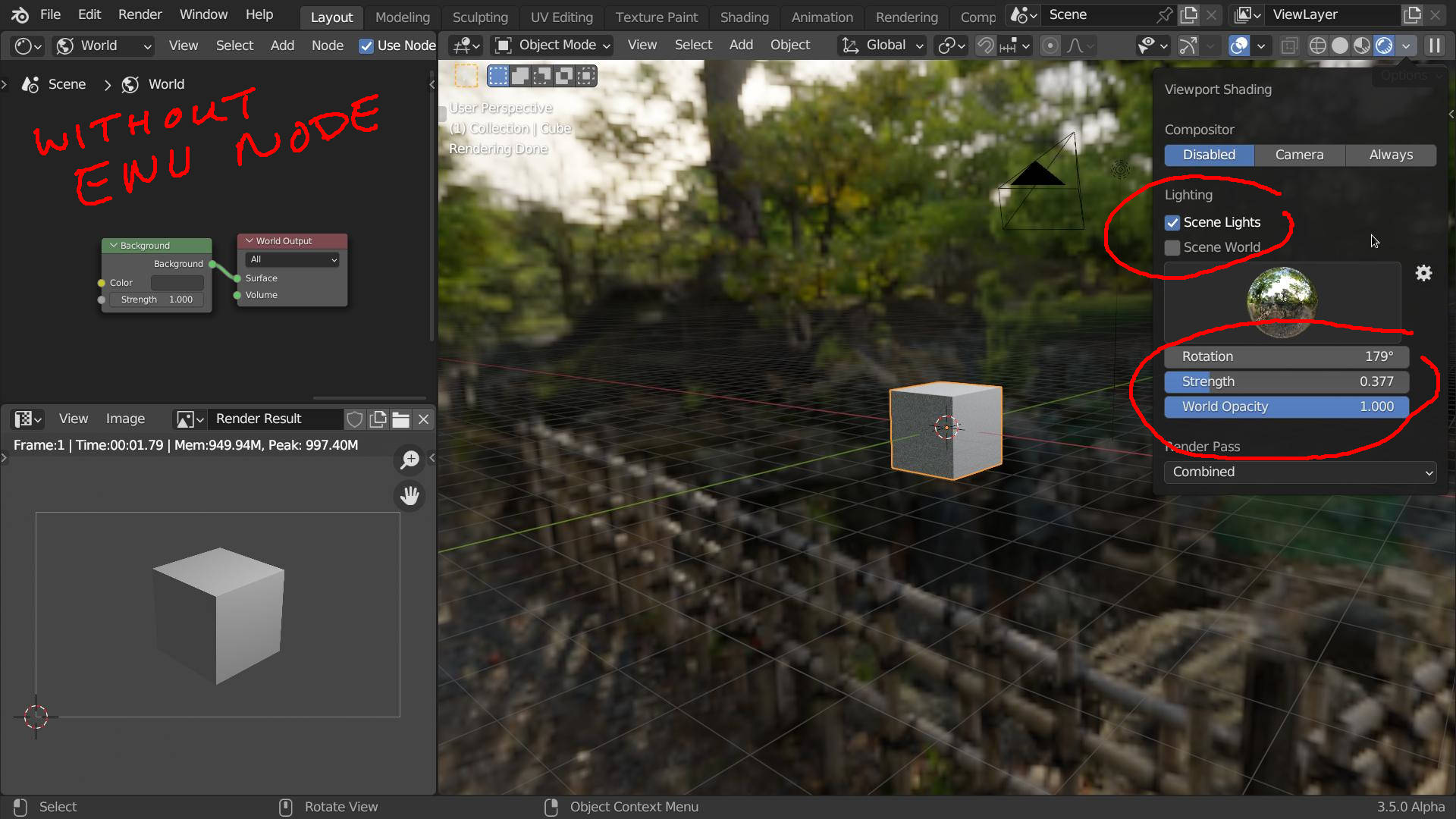 Possible to have the generic hdri environments of blender in high