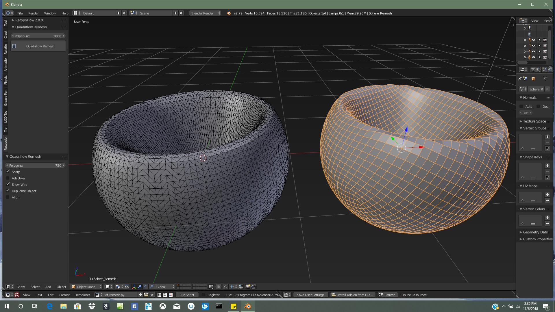 Quadriflow remesher 33 by Metin_Seven Modeling Blender Artists