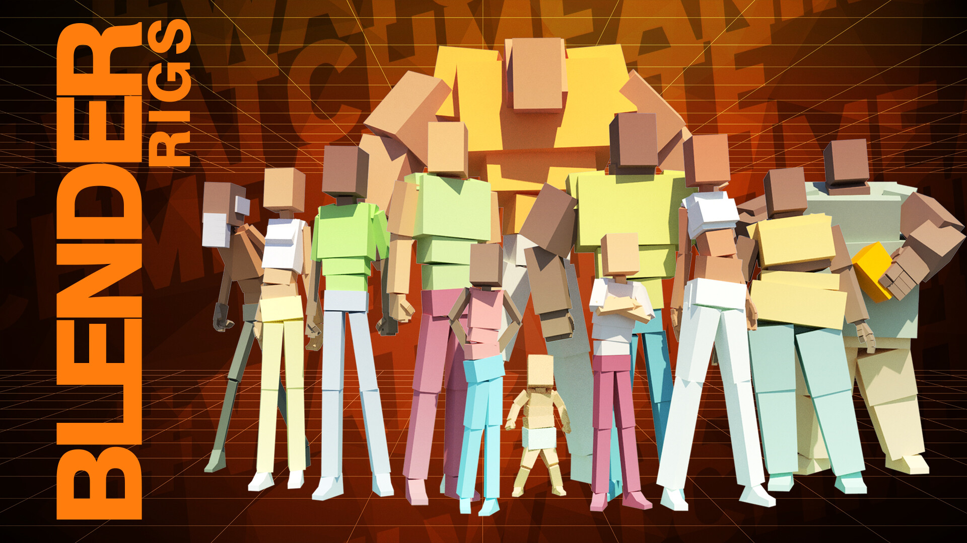 NEW Blender Rigs // The Blocks Body Mechanics Rigs / Made Simple & FUN