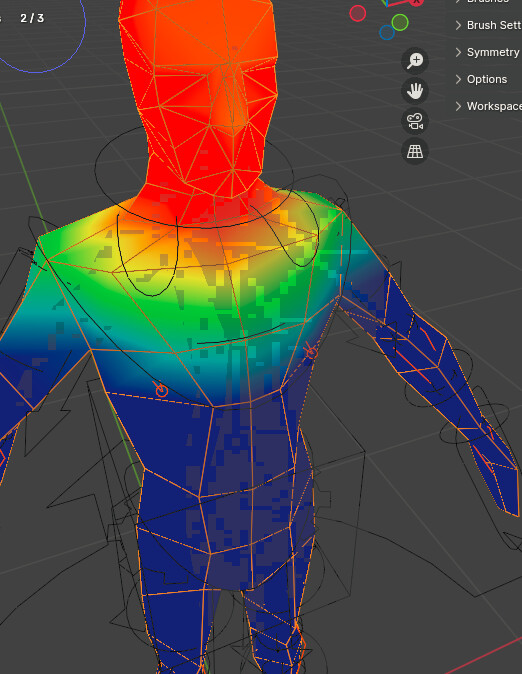 Select bones in weight paint mode in 4.1 Animation and Rigging