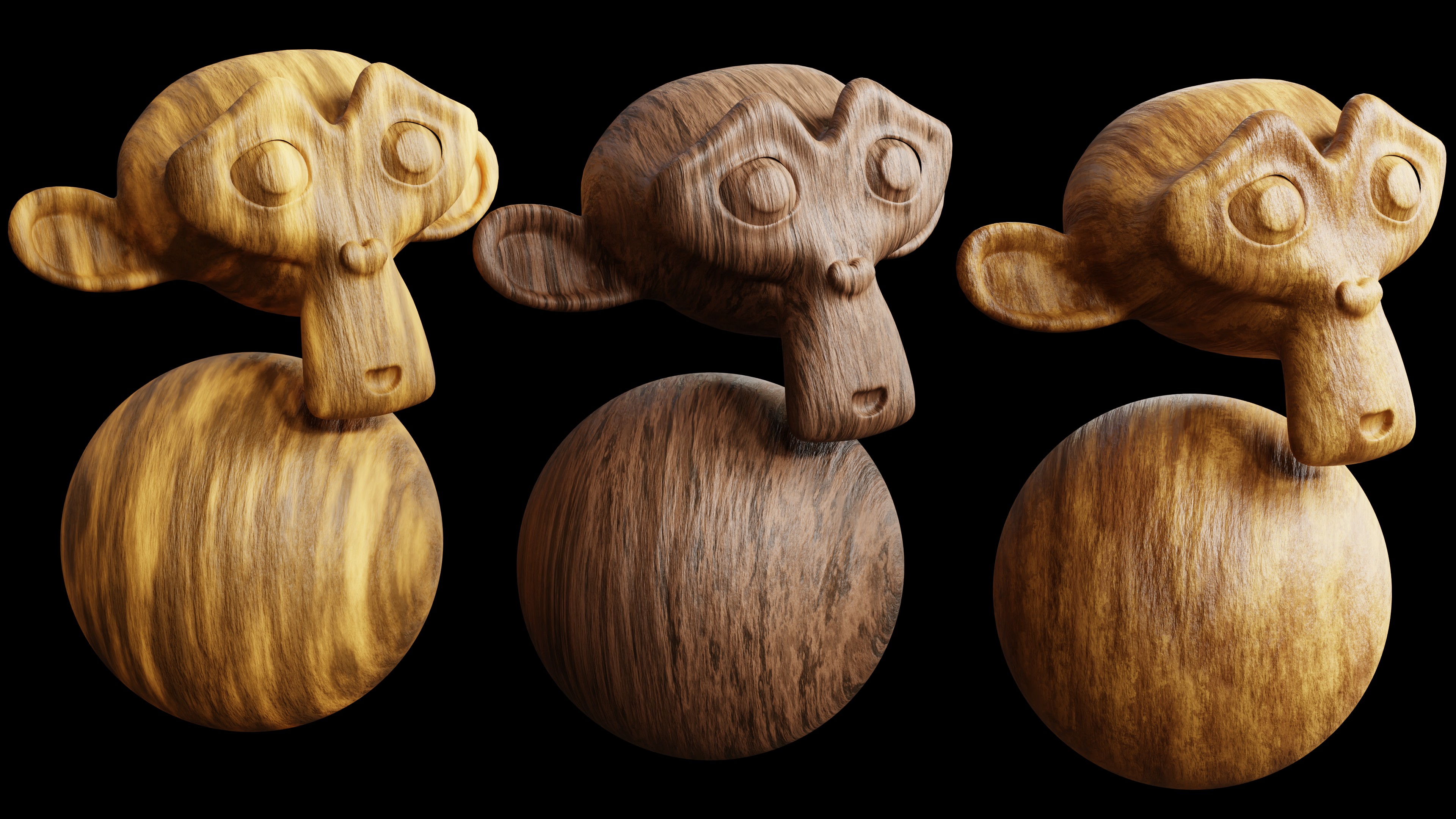 How to Make Procedural Wood in Blender (Three Materials) Tutorials