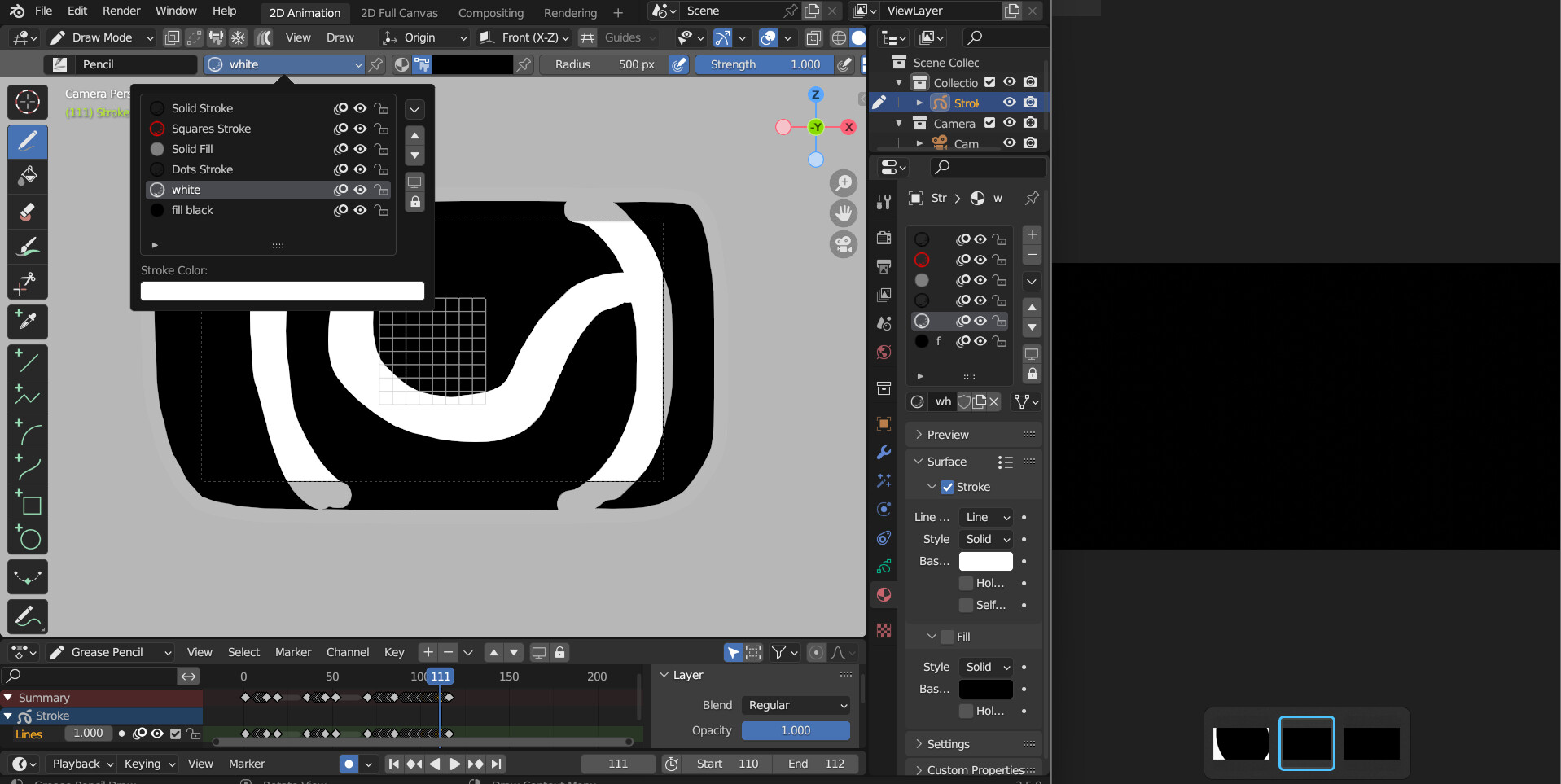 All grease pencil renders as black Lighting and Rendering Blender