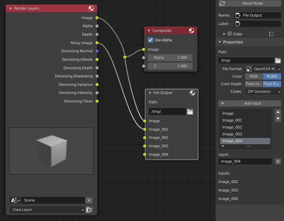 How do you rebuild comp with Denoise pass..? Compositing and Post