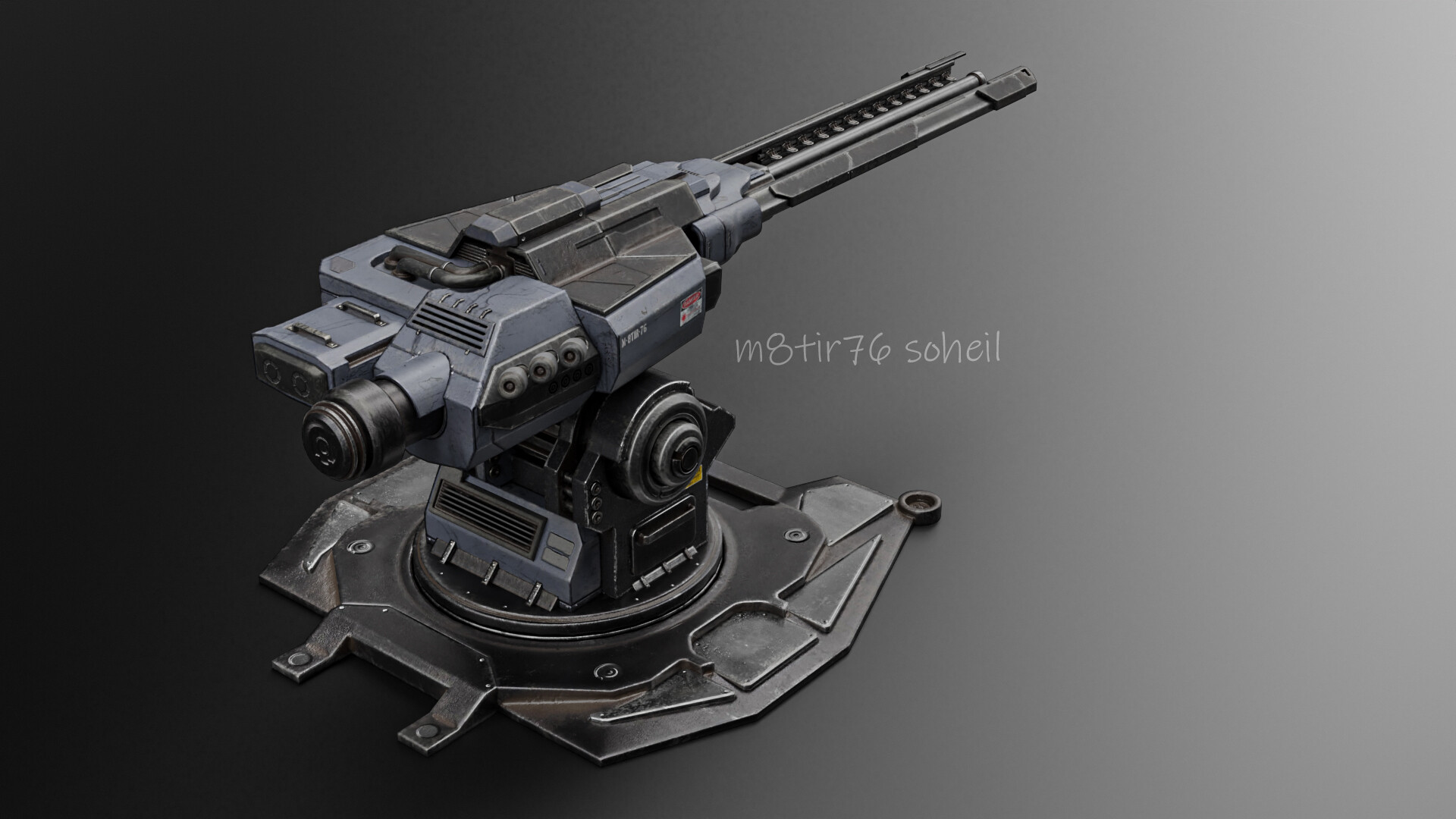 Scifi Railgun 🔫 Finished Projects Blender Artists Community
