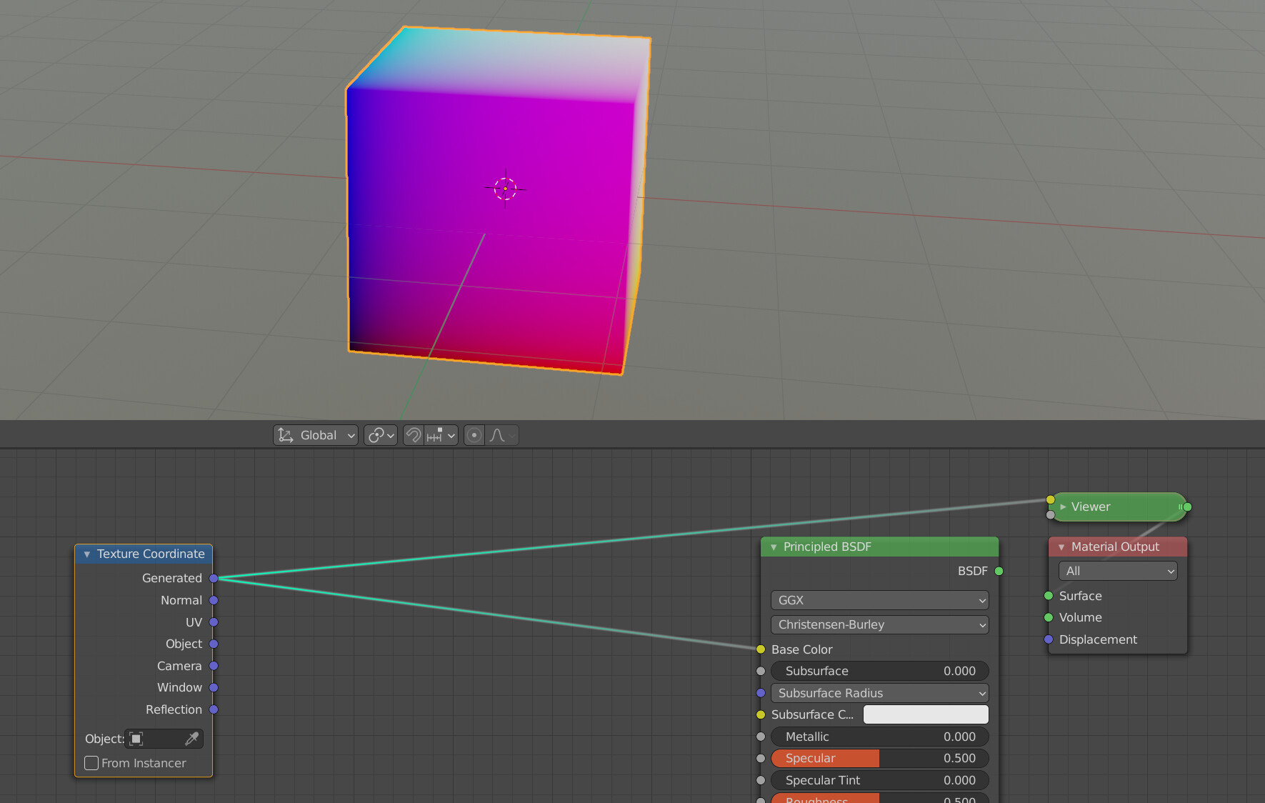 Can I get object bounding box info in Shader nodes? Materials and
