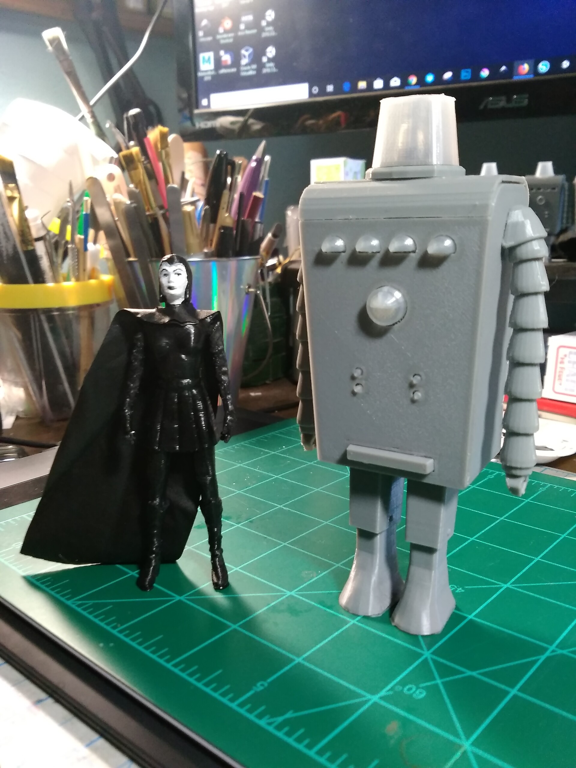 3d Printing Action Figures Created in Blender Finished Projects