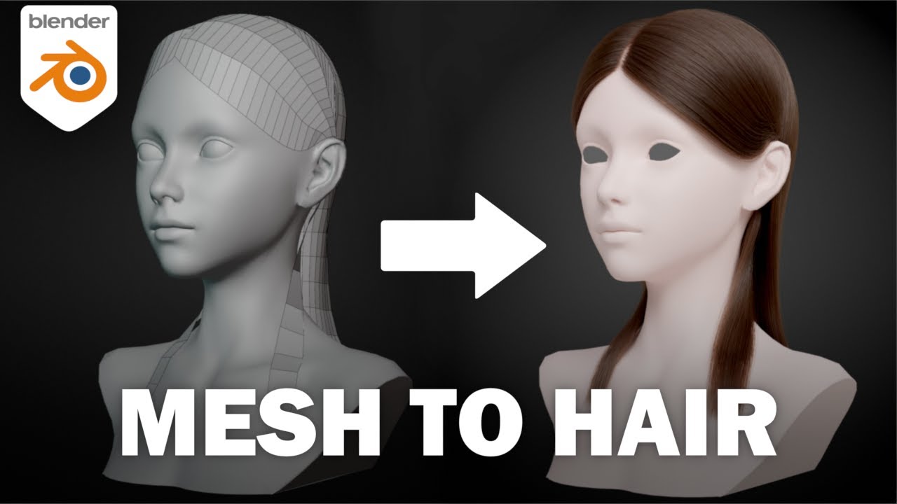 Mesh to Hair with Geometry Nodes Finished Projects Blender Artists