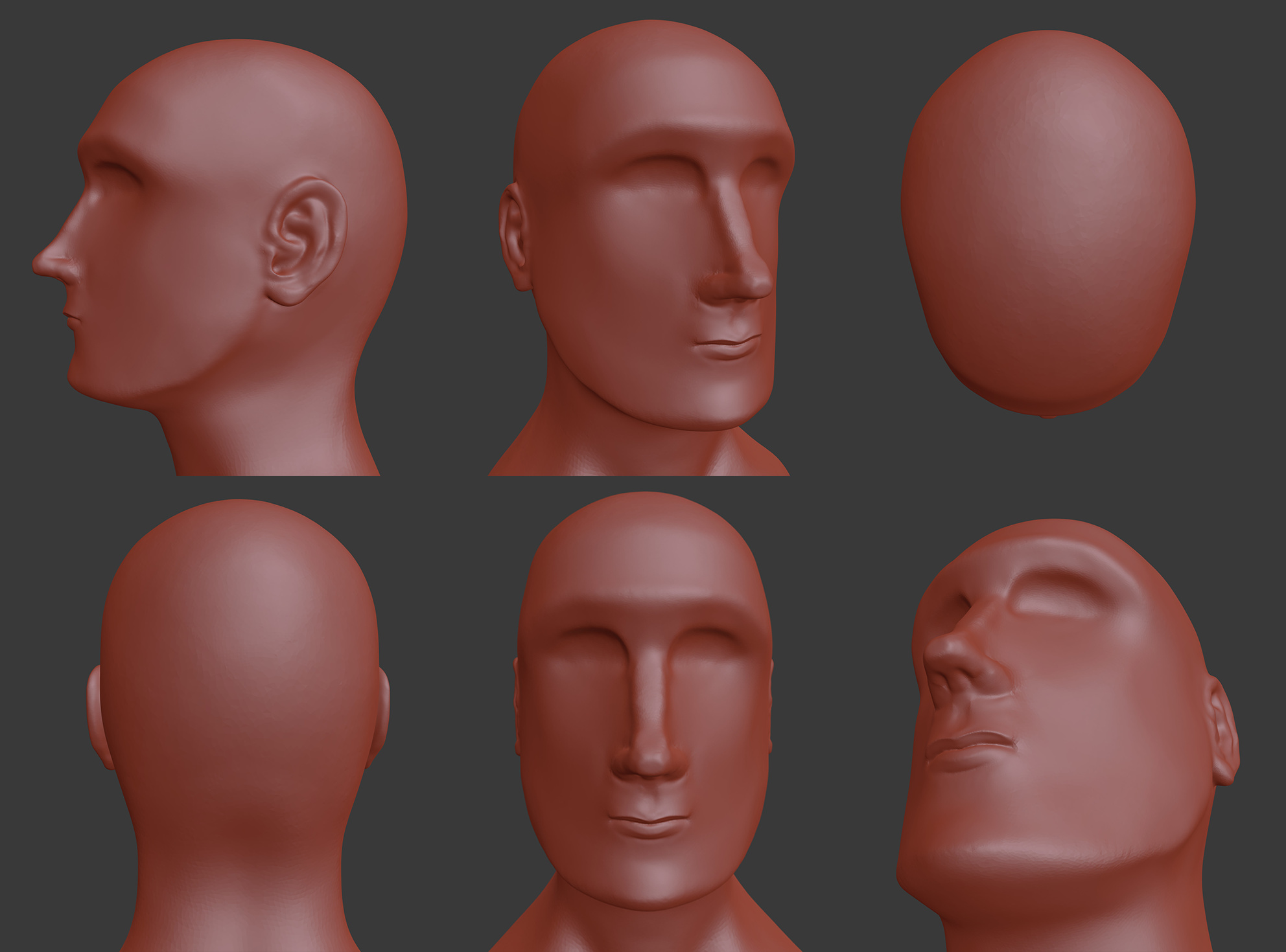 Help needed with head sculpting Focused Critiques Blender Artists