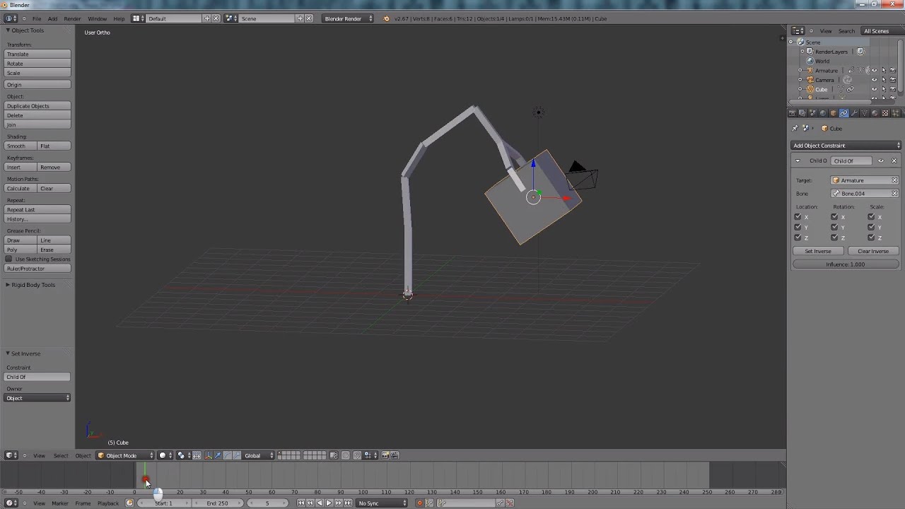 Is there a way to keyframe parenting off and on? Animation and