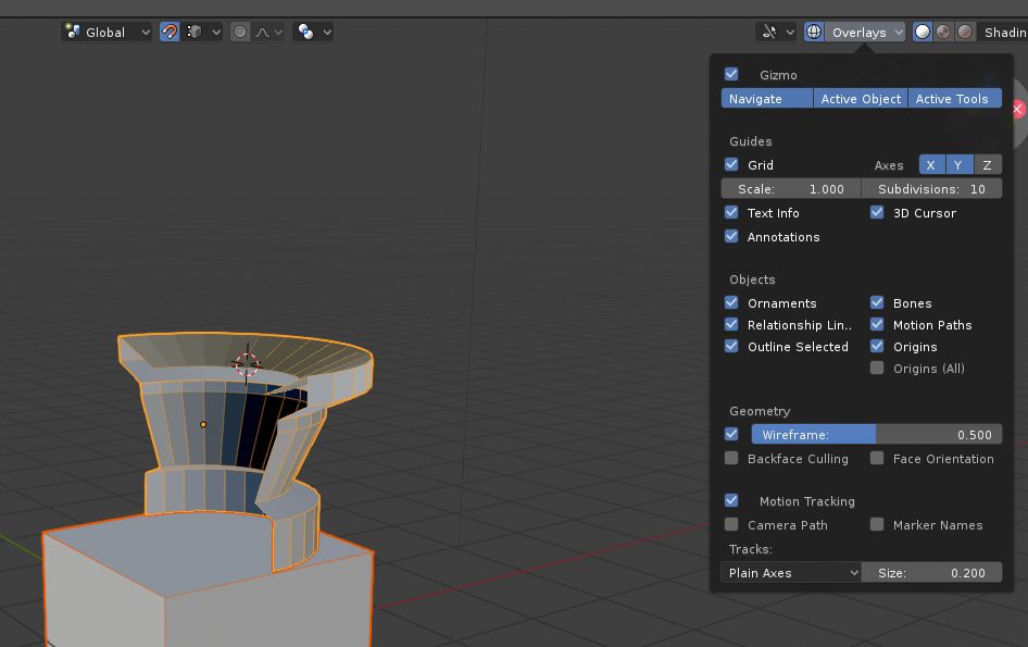 Blender 2.8 How Show/Hide Face normals? Technical Support Blender