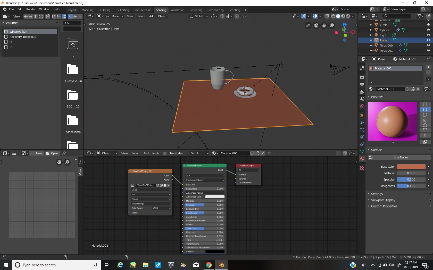 Texture not rendering blender 2.8, help Blender Tests Blender Artists Community