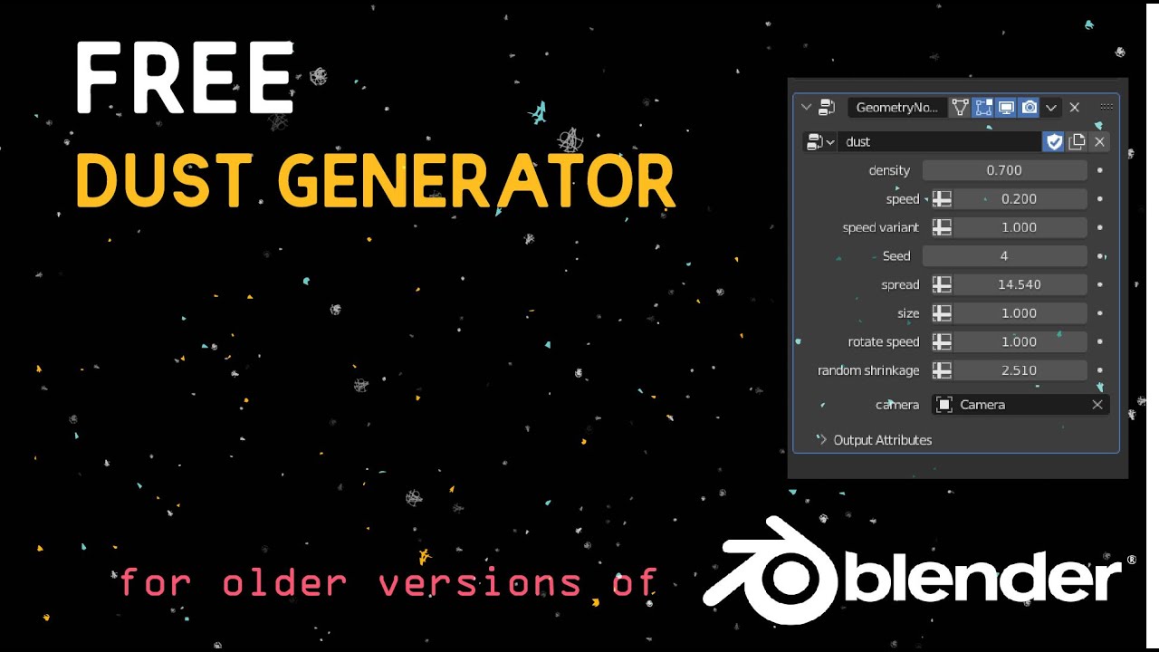 Free Dust Generator for older versions of blender Finished Projects