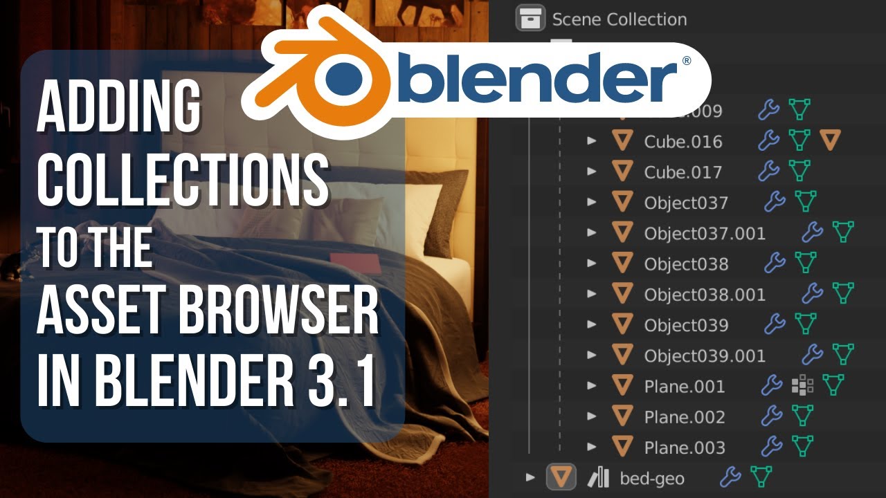 HOW TO add COLLECTIONS to the ASSET BROWSER in BLENDER 3.1 Workaround Tutorials, Tips and