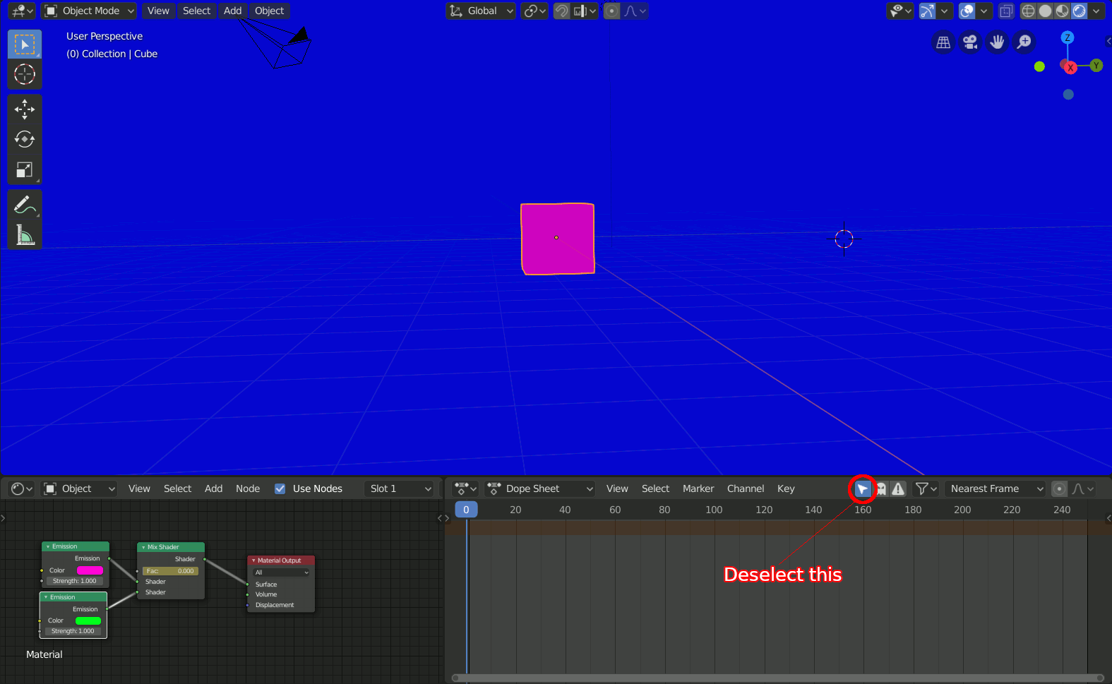 Materials keyframe doesn't work in animation Animation and Rigging Blender Artists Community