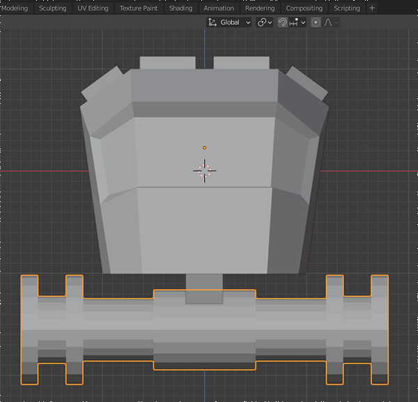 Adjusting origin point for mirrored object Modeling Blender Artists