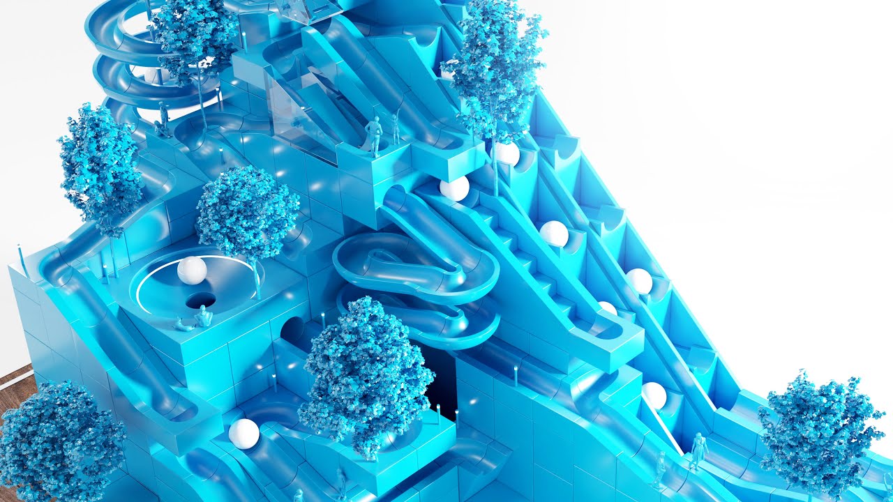 3D Marble Run Animation Animations Blender Artists Community