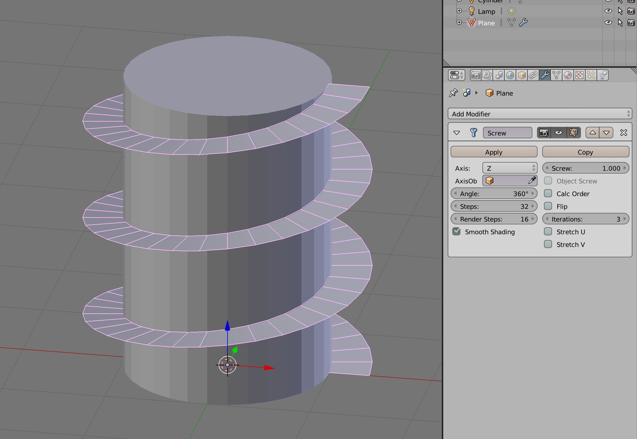 Curved Ramp Around a Cylinder Modeling Blender Artists Community