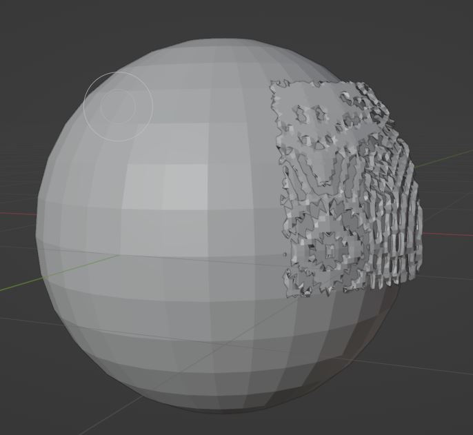 Extracted face sets get holes when remeshed Modeling Blender