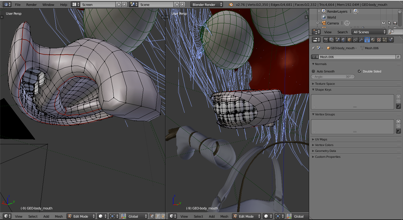How to model and rig the inside of a mouth? Modeling Blender