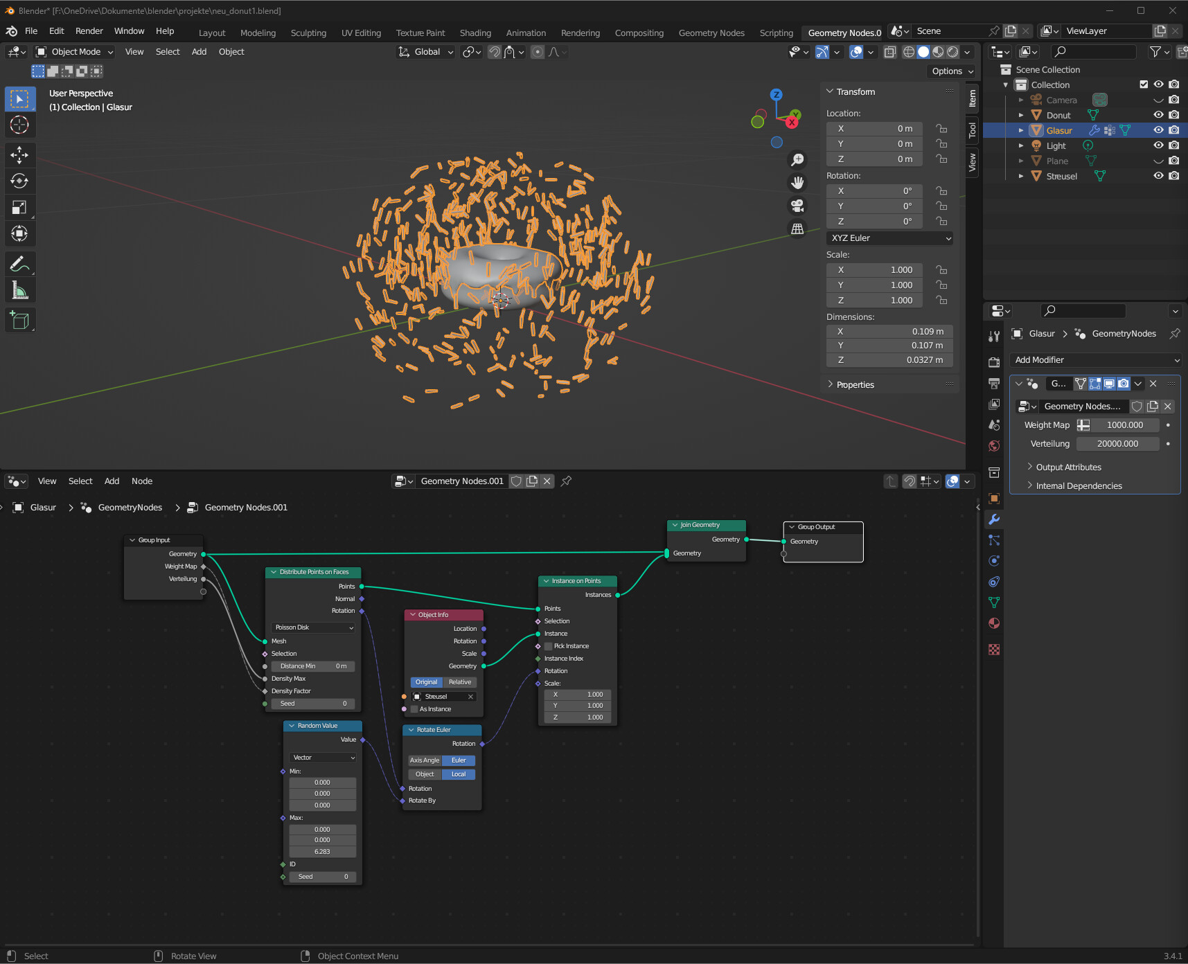 Blender Gurus Donut / Failure by Geometry Nodes Basics & Interface