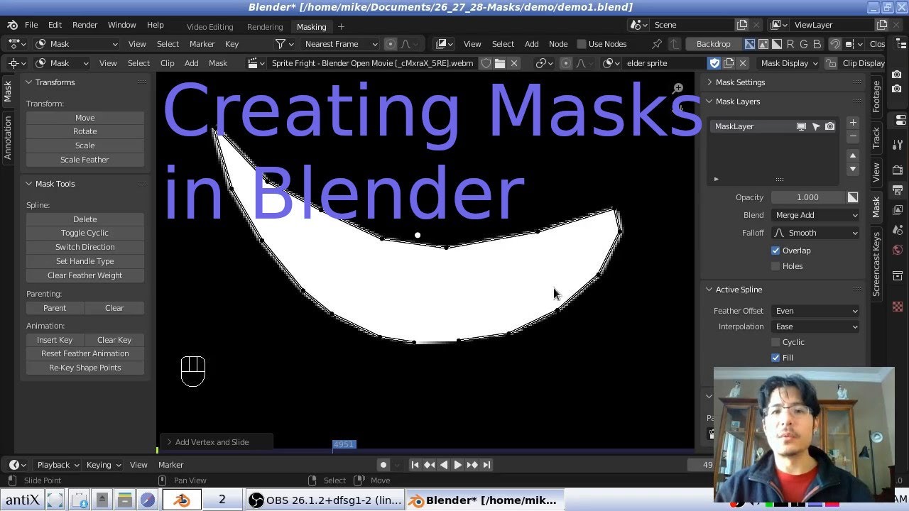 Video sequence editor video clip in masking failed to load