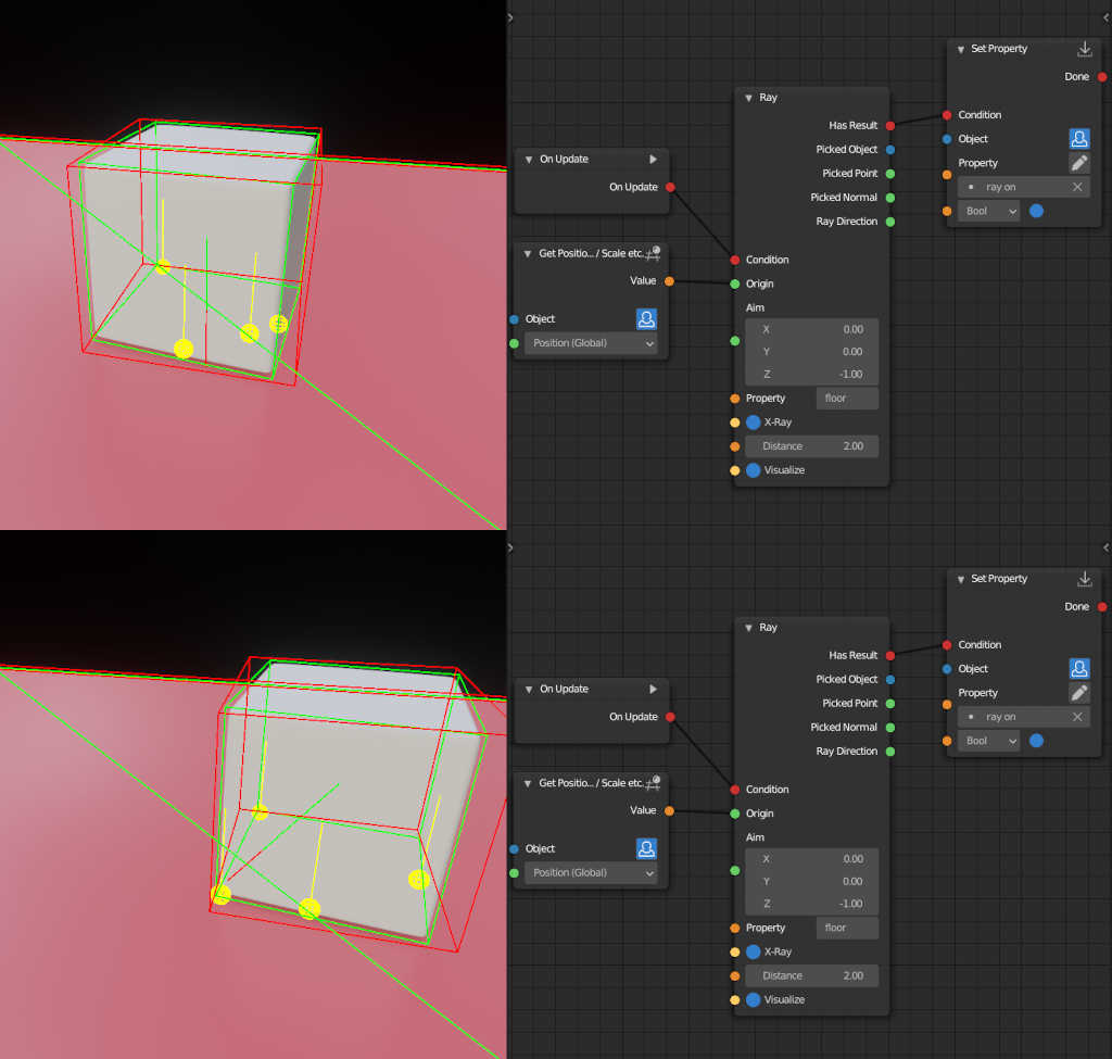 Blender Game Logic Nodes 308 by BluePrintRandom