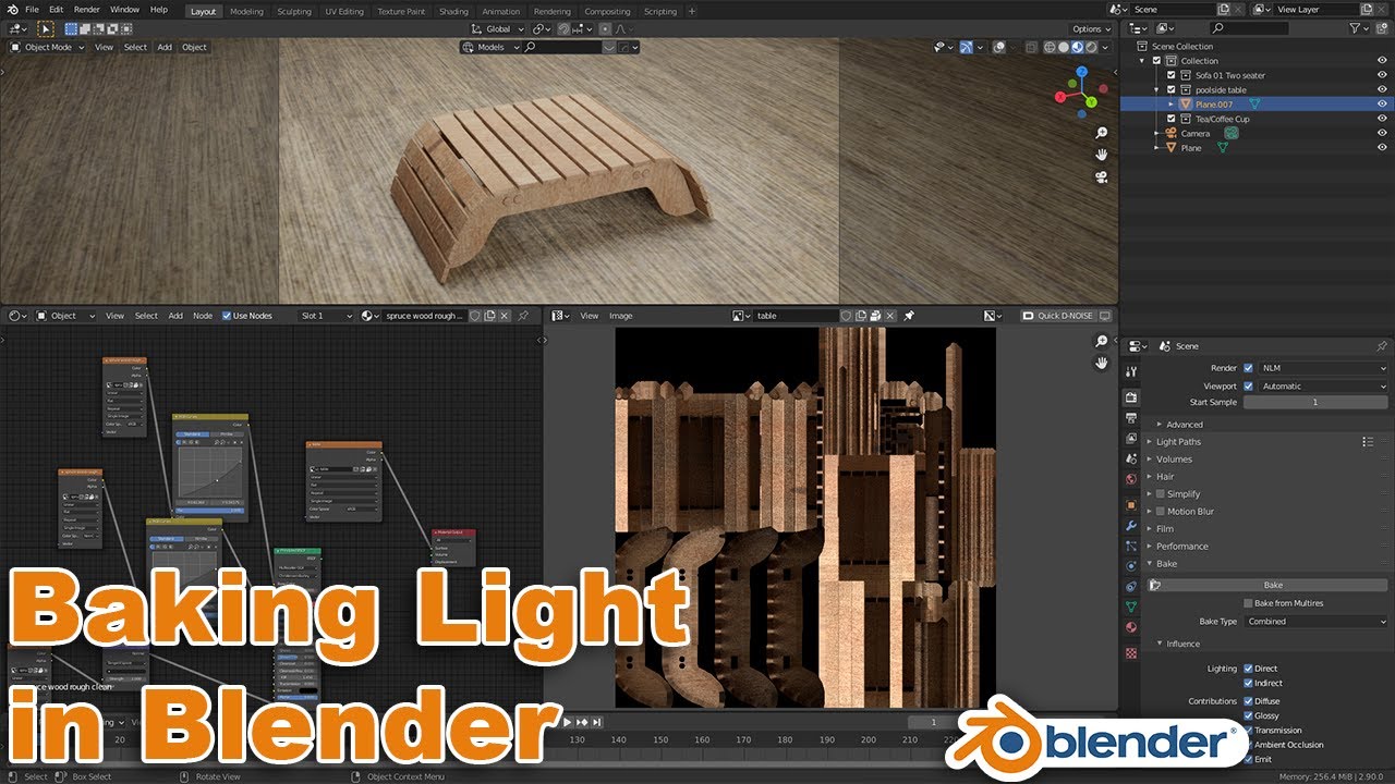 Baked Light from other emitting object Lighting and Rendering