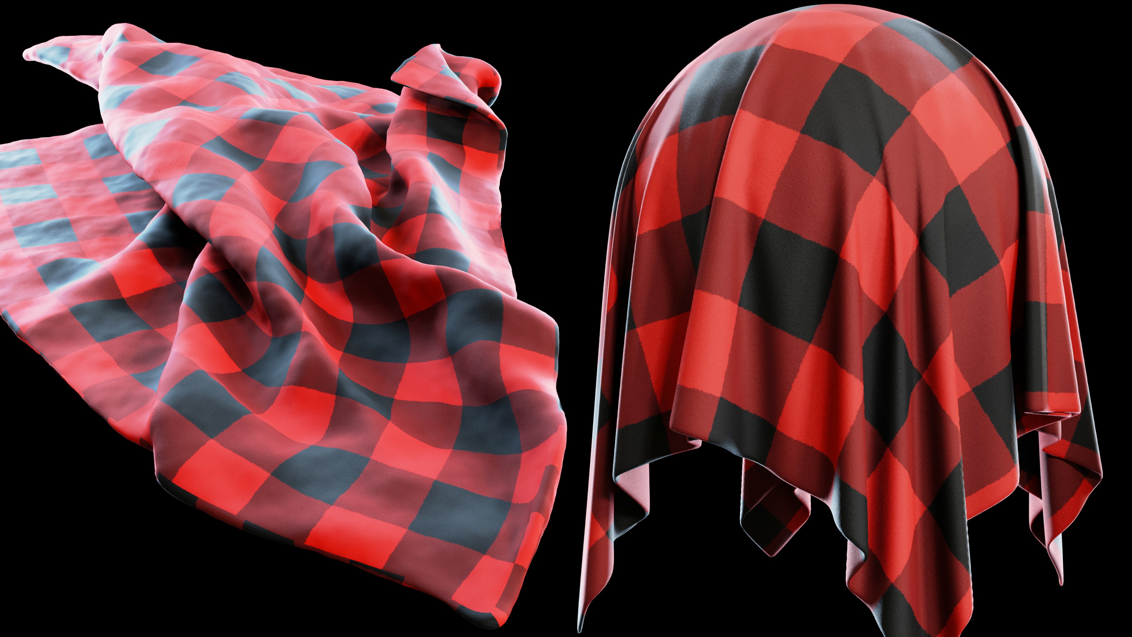 Procedural Buffalo Plaid Fabric Material (Blender Tutorial) Tutorials