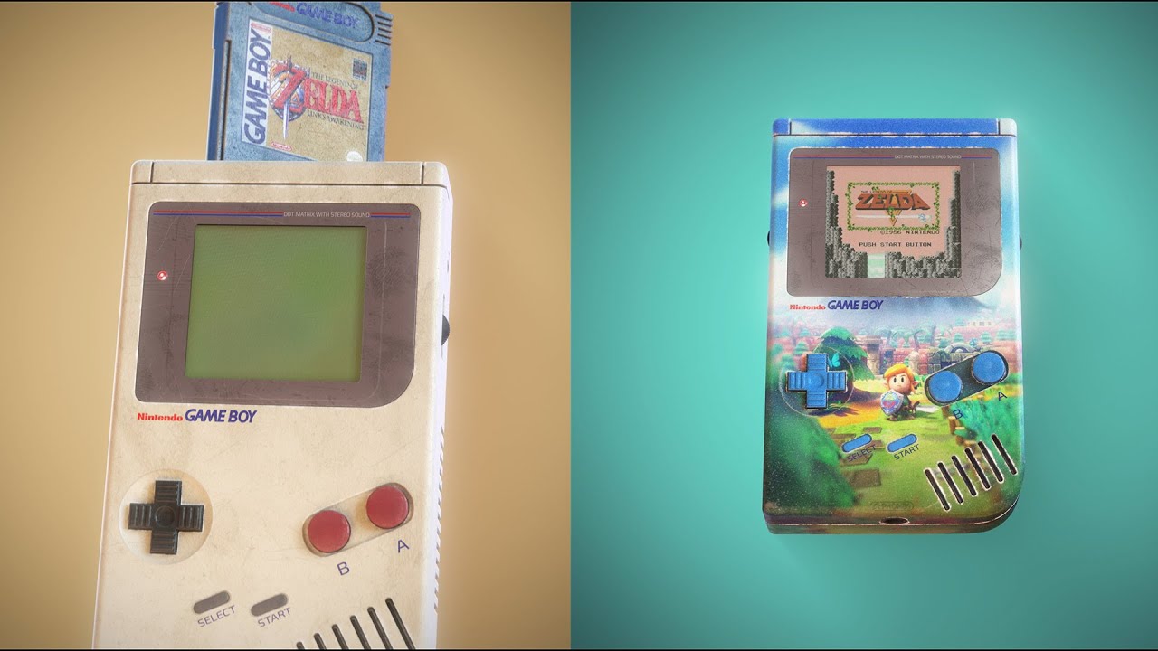 Gameboy Blender Cycles and Eevee Finished Projects Blender Artists