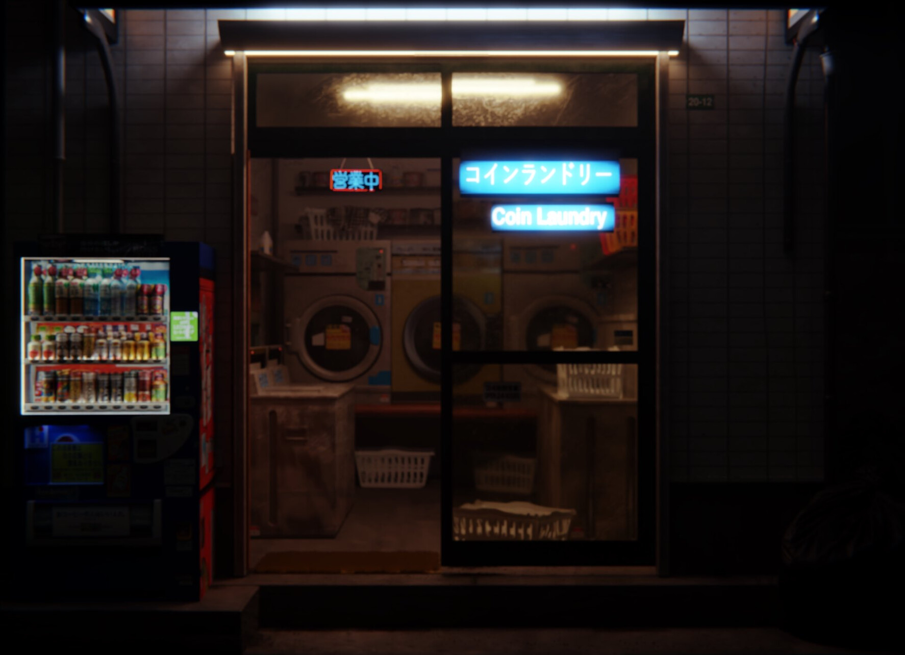 Coin Laundromat (コインランドリー) Finished Projects Blender Artists Community