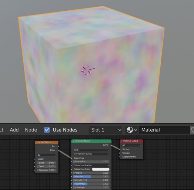 Noise Texture Showing Solid Materials and Textures Blender Artists