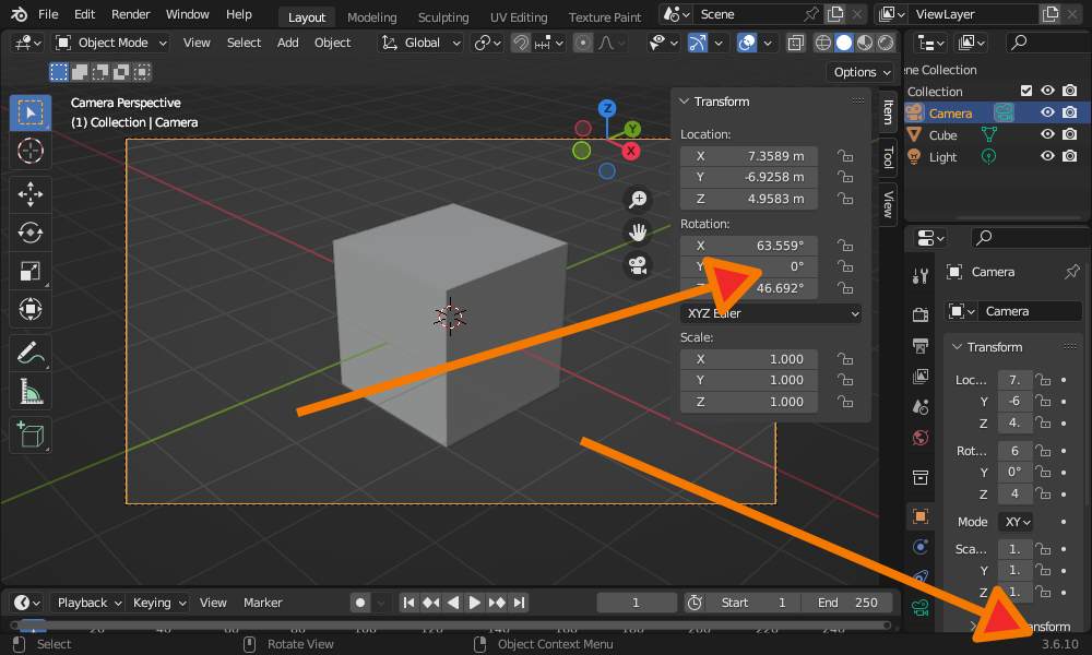 Blender Default View ry 0.000007°? Blender Development Discussion