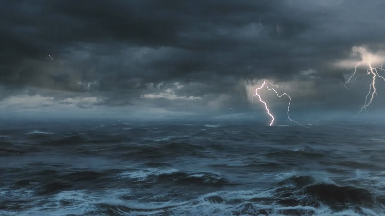 Need advice Creating an ocean scene with a thunder strom Modeling