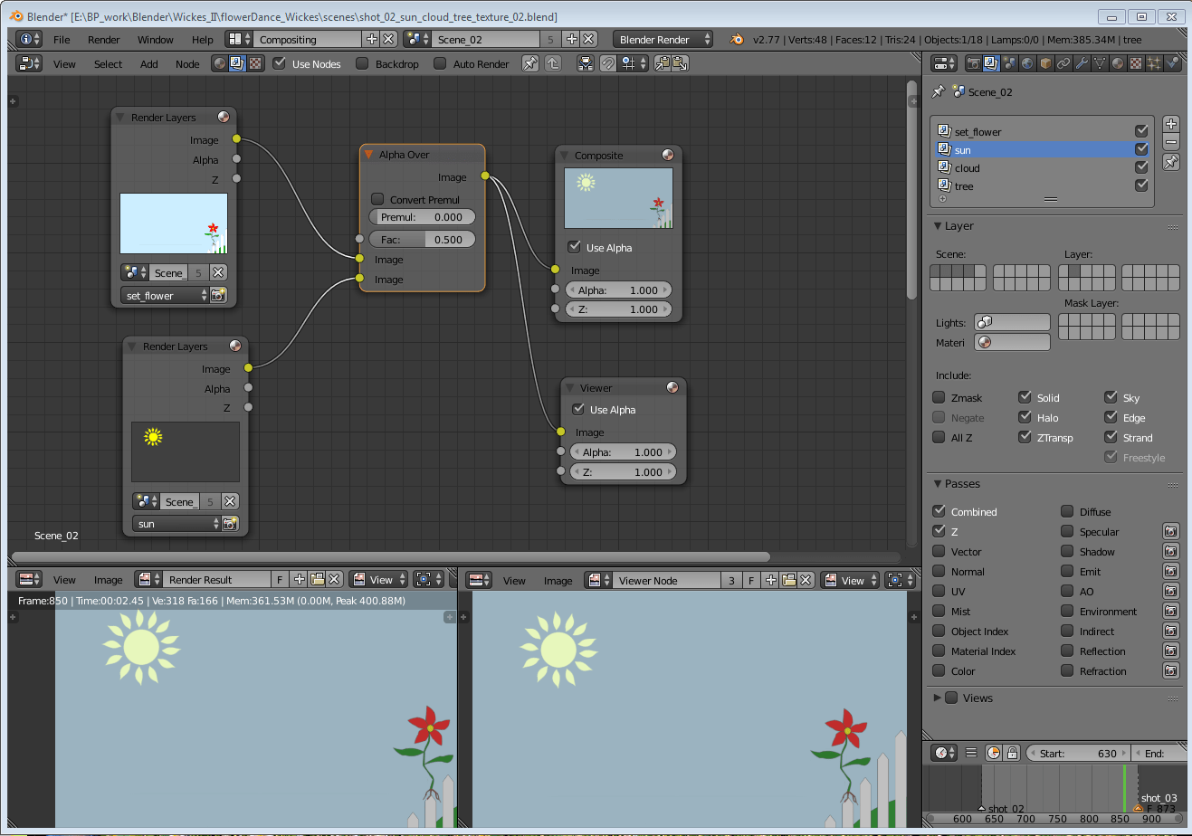 How to combine two render passes into composite node Compositing and