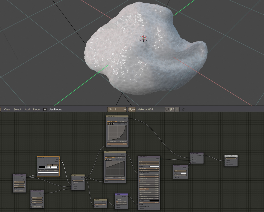 Best way to create bubbly foam? Materials and Textures Blender