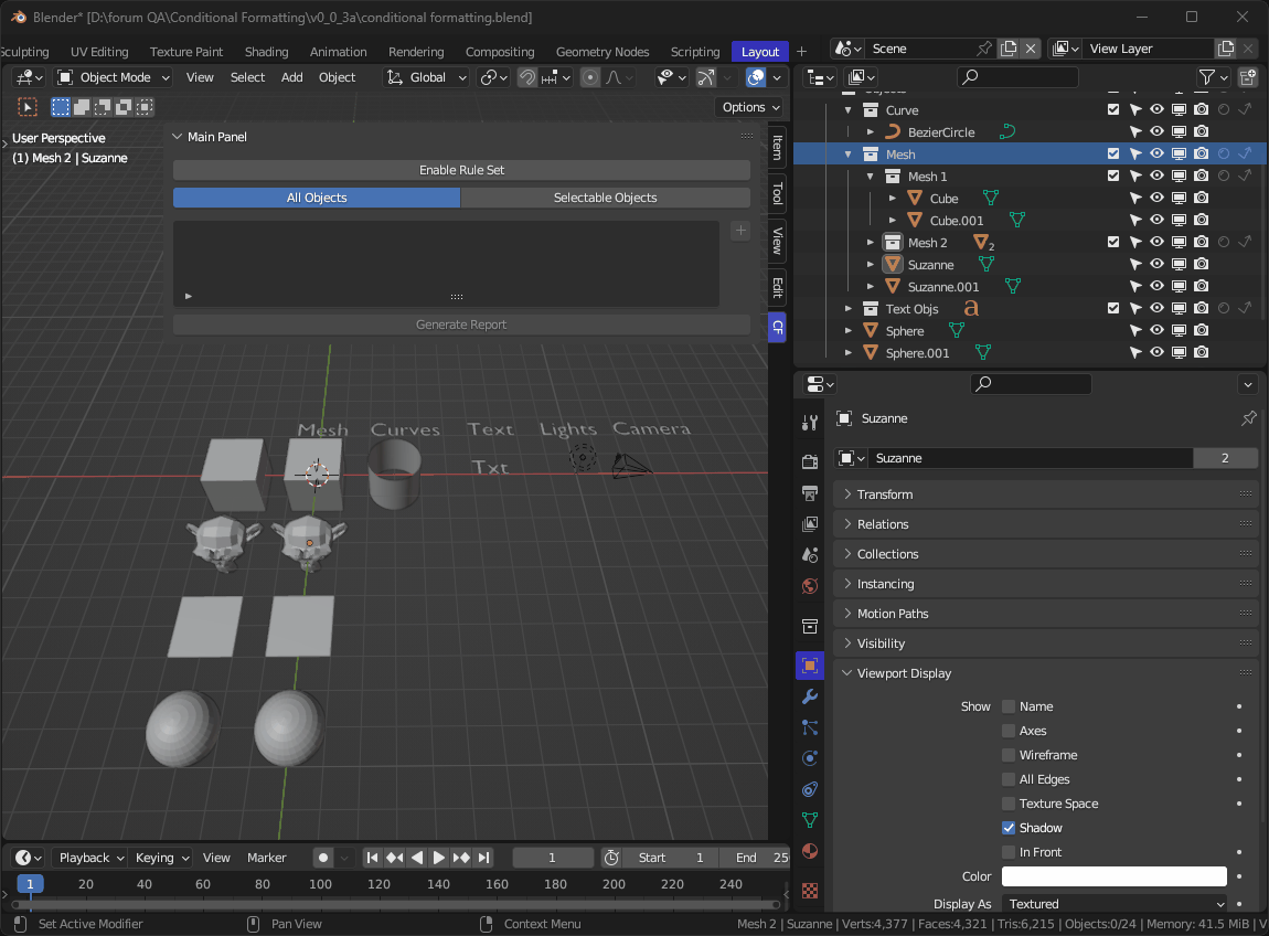 Conditional Formatting in Blender? Python Support Blender Artists
